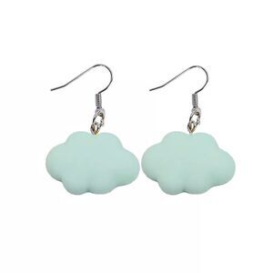 🆕Green Cloud Charm Dangle Earrings